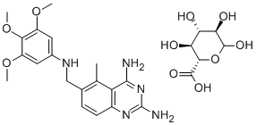 葡醛酸三甲曲沙, 82952-64-5, 结构式