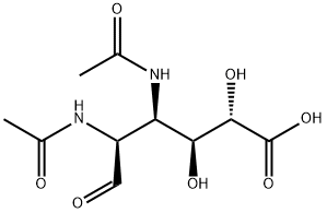2,3-diacetamido-2,3-dideoxymannuronic acid Structure