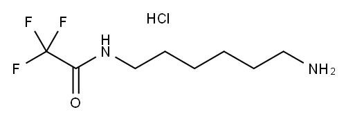 6-(TRIFLUOROACETAMIDO)-1-HEXYLAMINE HYDROCHLORIDE 结构式