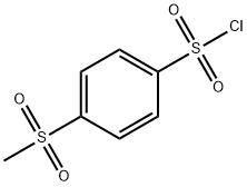 塩化4-メチルスルホニルベンゼンスルホニル 化学構造式