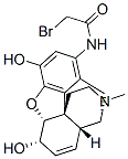 14 beta-bromoacetamidomorphine Struktur
