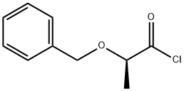 [R,(+)]-2-(ベンジルオキシ)プロピオニルクロリド 化学構造式