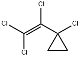 1-CHLORO-1-(TRICHLOROVINYL) CYCLOPROPANE Struktur