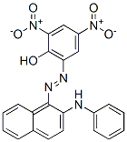 2,4-dinitro-6-[[2-(phenylamino)-1-naphthyl]azo]phenol 结构式