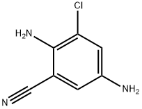 2,5-DIAMINO-3-CHLOROBENZONITRILE, 82997-64-6, 结构式