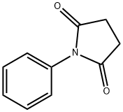 N-フェニルこはく酸イミド 化学構造式