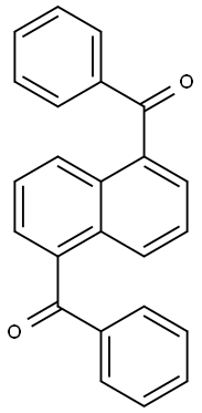 萘-1,5-二基双(苯基甲酮),83-80-7,结构式