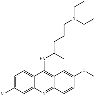 QUINACRINE DIHYDROCHLORIDE DIHYDRATE Structure