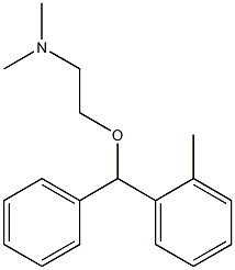 邻甲苯海明 结构式