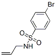 N-アリル-4-ブロモベンゼンスルホンアミド 化学構造式