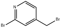 2-溴-4-溴甲基吡啶 结构式