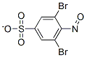 3,5-dibromo-4-nitrosobenzenesulfonate 结构式