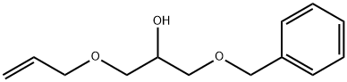 1-(フェニルメトキシ)-3-(2-プロペン-1-イルオキシ)-2-プロパノール 化学構造式