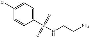 N-(2-アミノエチル)-4-クロロベンゼンスルホンアミド 化学構造式