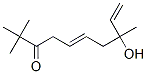 8-Hydroxy-2,2,8-trimethyldeca-5,9-dien-3-one 结构式