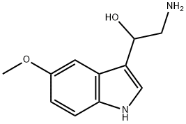 beta-hydroxy-5-methoxytryptamine Struktur