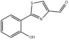 2-(2-Hydroxyphenyl)-4-thiazolecarbaldehyde Struktur