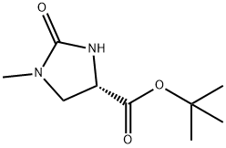 TERT-BUTYL(4S)-1-METHYL-2-OXOIMIDAZOLIDINE-4-CARBOXYLATE Struktur