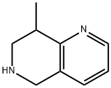 8-Methyl-5,6,7,8-tetrahydro-1,6-naphthyridine Struktur