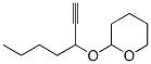 2-[(1-Butyl-2-propynyl)oxy]tetrahydro-2H-pyran Structure