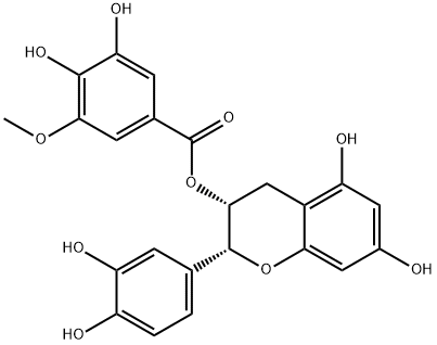 表儿茶素 3-O-(3-O-甲基)没食子酸酯, 83104-86-3, 结构式