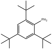 (2,4,6-Tri-tert-butylphenyl)phosphine Structure
