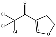 2,3-Dihydro-4-trichloroacetylfuran 化学構造式