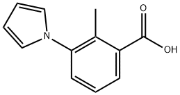 2-Methyl-3-(1H-pyrrol-1-yl)benzoic acid Structure