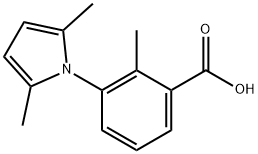 3-(2,5-二甲基-1H-吡咯-1-基)-2-甲基苯甲酸 结构式