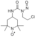 1-(2-chloroethyl)-3-(1-oxyl-2,2,6,6-tetramethylpiperidinyl)-1-nitrosourea 结构式
