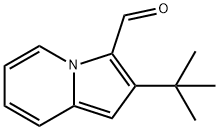 2-tert-Butylindolizine-3-carboxaldehyde Struktur