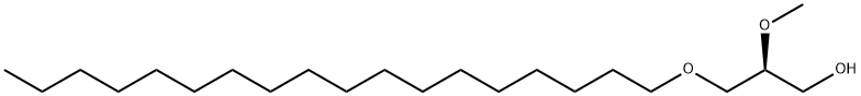 1-Propanol, 2-methoxy-3-(octadecyloxy)-, (2S)- Structure