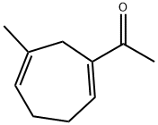 Ethanone, 1-(6-methyl-1,5-cycloheptadien-1-yl)- (9CI) 结构式