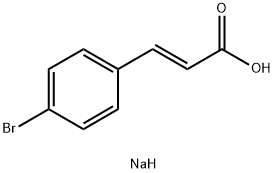 2-Propenoic acid, 3-(4-broMophenyl)-, sodiuM salt, (E)- Struktur