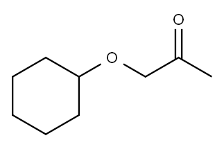 1-(cyclohexyloxy)acetone Structure