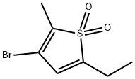 3-Bromo-5-ethyl-2-methylthiophene-1,1-dioxide Structure