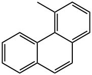 4-メチルフェナントレン 化学構造式