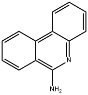 6-フェナントリジンアミン 化学構造式