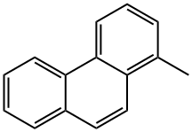 1-メチルフェナントレン 化学構造式