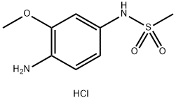 N-(4-AMINO-3-METHOXYPHENYL)METHANESULFONAMIDE HCL 化学構造式