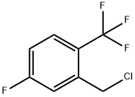 2-Trifluoromethyl-5-fluorobenzyl chloride Structure