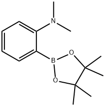 ジメチル[2-(4,4,5,5-テトラメチル-1,3,2-ジオキサボロラン-2-イル)フェニル]アミン 化学構造式
