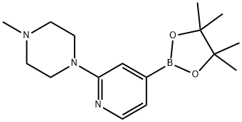 1-METHYL-5-[4-(4,4,5,5-TETRAMETHYL-1,3,2-DIOXABOROLAN-2-YL)PYRIDIN-2-YL]PIPERAZINE price.