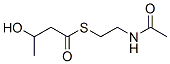 DL-S-B-HYDROXYBUTYRYL-N-ACETYL CYSTEAMIN E APPROX 95 结构式