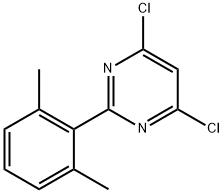 4,6-DICHLORO-2-(2,6-DIMETHYLPHENYL)PYRIMIDINE 结构式