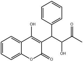 10-羟基华法林(非对映体的混合物) 结构式