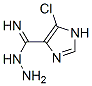 1H-Imidazole-4-carboximidic  acid,  5-chloro-,  hydrazide Struktur