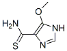 1H-Imidazole-4-carbothioamide,  5-methoxy- Structure
