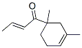 1-(1,3-dimethyl-3-cyclohexen-1-yl)-2-buten-1-one  Struktur