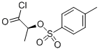 TOLUENE-4-SULFONIC ACID (S)-1-CHLOROCARBONYL-ETHYL ESTER Struktur